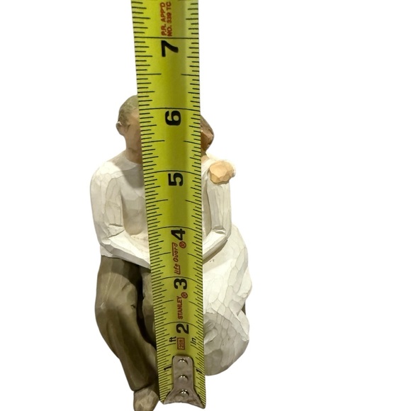 Willow Tree Anniversary Man Woman Couple Sitting I Love Thee Figurine 2007. - Picture 6 of 7